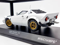 Read - Minichamps 1974 Lancia Stratos Plainbody White 1:18 Scale - New