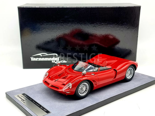 Tecnomodel Mythos 1965 Bizzarrini P538 Spyder Rosso Corsa 1:18 Scale - Used