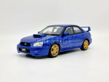 Ottomobile 2003 Subaru Impreza 2 WRX STI Rally Blue OT369 1:18 Scale - New