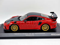 Minichamps 2019 Porsche 911 GT3 RS 991.2 Weissach Package Red 1:18 Scale - New