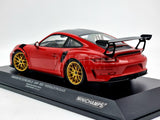 Minichamps 2019 Porsche 911 GT3 RS 991.2 Weissach Package Red 1:18 Scale - New