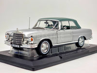 Norev 1969 Mercedes Benz 280 SE W111 Cabrio Softtop 1:18 Scale - New