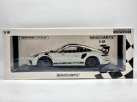 Minichamps 2019 Porsche 911 GT3 RS 991.2 Weissach White 1:18 Scale - New