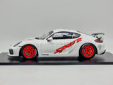 Spark Motorsport Porsche Cayman GT4 Clubsport White 1:18 Scale - New