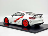 Spark Motorsport Porsche Cayman GT4 Clubsport White 1:18 Scale - New