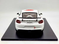 Spark Motorsport Porsche Cayman GT4 Clubsport White 1:18 Scale - New