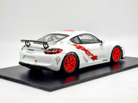 Spark Motorsport Porsche Cayman GT4 Clubsport White 1:18 Scale - New