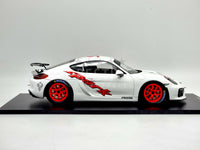 Spark Motorsport Porsche Cayman GT4 Clubsport White 1:18 Scale - New