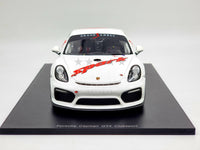 Spark Motorsport Porsche Cayman GT4 Clubsport White 1:18 Scale - New