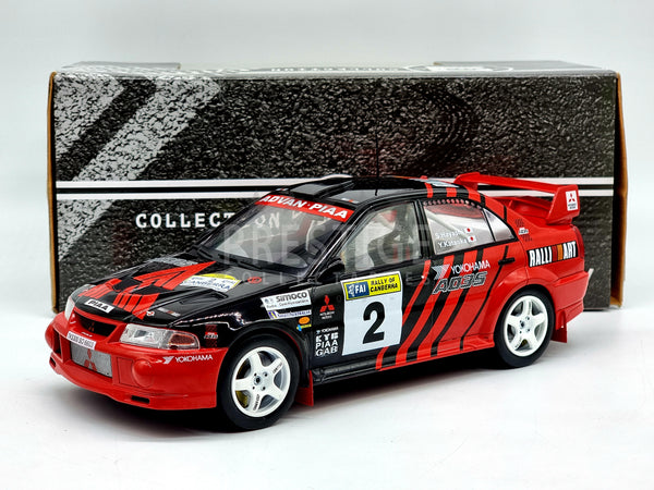 Triple 9 1999 Mitsubishi Lancer Evo VI Rally of Canberra Winner 1:18 Scale - New