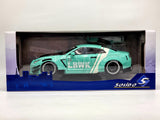 Solido 2020 Nissan R35 GTR Liberty Walk Kit 2.0 Teal 1:18 Scale - New