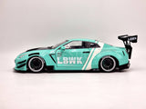 Solido 2020 Nissan R35 GTR Liberty Walk Kit 2.0 Teal 1:18 Scale - New