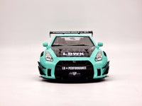 Solido 2020 Nissan R35 GTR Liberty Walk Kit 2.0 Teal 1:18 Scale - New