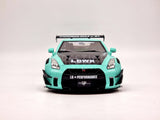 Solido 2020 Nissan R35 GTR Liberty Walk Kit 2.0 Teal 1:18 Scale - New