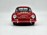 Solido 1953 Porsche 356 Pre-A James Dean Tribute Red 1:18 Scale - New