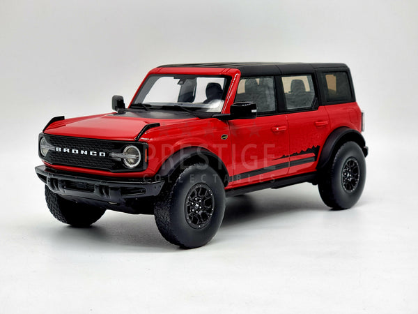 GT Spirit 2021 Ford Bronco 4 Door Wildtrack Race Red GT360 1:18