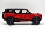 GT Spirit 2021 Ford Bronco 4 Door Wildtrack Race Red GT360 1:18 Scale - New