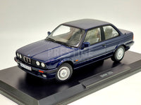 Norev 1988 BMW E30 325i Coupe Dark Blue Metallic 183201 1:18 Scale - New