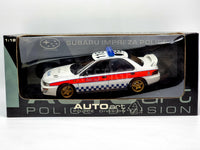 AUTOart Subaru Impreza WRX Humberside Police UK 78651 1:18 Scale - Used