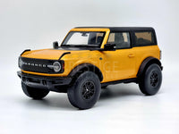 GT Spirit 2021 Ford Bronco Wildtrack 2 Door Orange Metallic US044 1:18 Scale - New