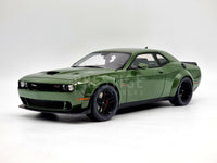 GT Spirit 2019 Dodge Challenger R/T Scat Pack Widebody Green GT815 1:18 Scale - New