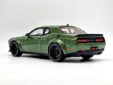 GT Spirit 2019 Dodge Challenger R/T Scat Pack Widebody Green GT815 1:18 Scale - New