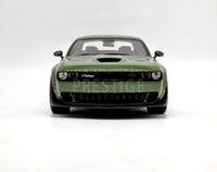 GT Spirit 2019 Dodge Challenger R/T Scat Pack Widebody Green GT815 1:18 Scale - New