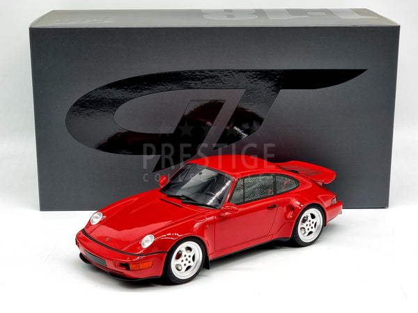 GT Spirit 1994 Porsche 911 (964) Turbo S Flachbau Guards Red GT328 1:18 Scale - New