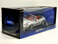 AUTOart NOS 2001 Porsche 911 Carrera Cabrio Facelift Arktissilber 77855 1:18 - New