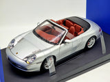 AUTOart NOS 2001 Porsche 911 Carrera Cabrio Facelift Arktissilber 77855 1:18 - New