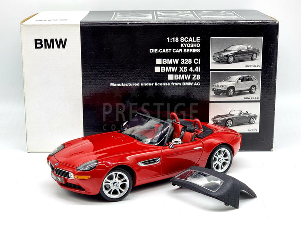 Kyosho BMW Z8 Roadster / Convertible Gloss Red 08511R 1:18 - As New