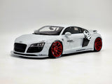 GT Spirit Audi R8 by LB Works Widebody Glacier White GT325 1:18 Scale - New