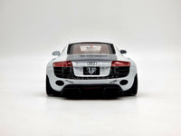 GT Spirit Audi R8 by LB Works Widebody Glacier White GT325 1:18 Scale - New