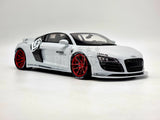 GT Spirit Audi R8 by LB Works Widebody Glacier White GT325 1:18 Scale - New