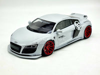 GT Spirit Audi R8 by LB Works Widebody Glacier White GT325 1:18 Scale - New