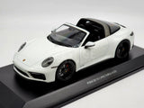 Minichamps 2021 Porsche 911 (992) Targa 4 GTS White 1:18 Scale - New