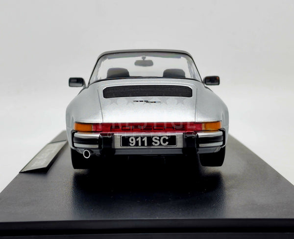 KK-Scale 1983 Porsche 911 SC Targa (No Roof) Silver 1:18 Scale