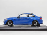 Minichamps 2020 BMW M2 CS Coupe (F87) Misano Blue 1:18 - New