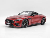 Genuine 2022 Mercedes Benz AMG SL63 4Matic+ Roadster (R232) Red 1:18 - New