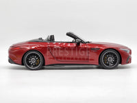 Genuine 2022 Mercedes Benz AMG SL63 4Matic+ Roadster (R232) Red 1:18 - New