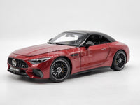 Genuine 2022 Mercedes Benz AMG SL63 4Matic+ Roadster (R232) Red 1:18 - New