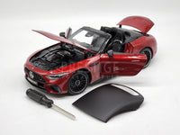 Genuine 2022 Mercedes Benz AMG SL63 4Matic+ Roadster (R232) Red 1:18 - New