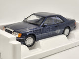 Norev 1990 Mercedes Benz 300CE-24 W124 Coupe Nautical Blue 1:18 - New