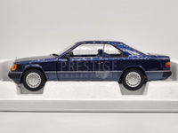 Norev 1990 Mercedes Benz 300CE-24 W124 Coupe Nautical Blue 1:18 - New