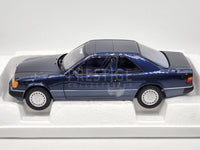 Norev 1990 Mercedes Benz 300CE-24 W124 Coupe Nautical Blue 1:18 - New