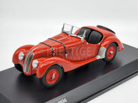 Genuine BMW by Minichamps 1936 BMW 328 Roadster Red 1:18 Scale - New