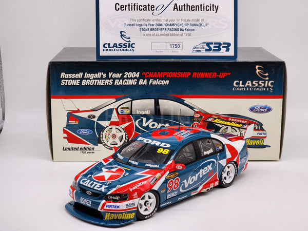 Classic Carlectables 2004 Ford BA Falcon Ingall Stone Brothers Vortex 1:18 - Used