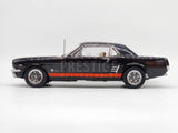 READ Classic Carlectables 1966 Ford Mustang Custom Black / Orange 1:18 Scale Used