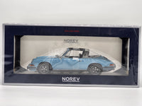 Norev 1973 Porsche 911 S Targa Light Blue 187642 1:18 Scale - New