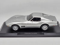 Norev 1969 Chevrolet Corvette C3 Coupe Metallic Silver 189032 1:18 - New